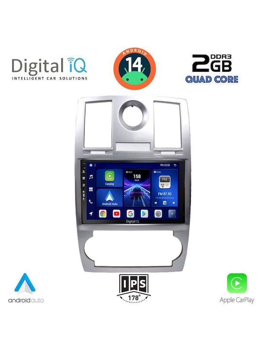 Digital IQ Ηχοσύστημα Αυτοκινήτου Chrysler 300C 2005-2010 (Bluetooth/USB/AUX/WiFi/GPS/Apple-Carplay/Android-Auto) με Οθόνη Αφής 9"