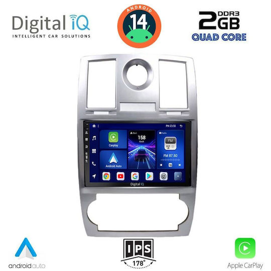 Digital IQ Ηχοσύστημα Αυτοκινήτου Chrysler 300C 2005-2010 (Bluetooth/USB/AUX/WiFi/GPS/Apple-Carplay/Android-Auto) με Οθόνη Αφής 9"