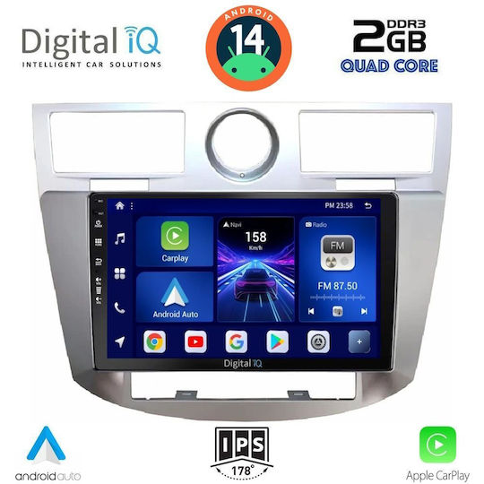 Digital IQ Car Audio System Chrysler Sebring 2008-2010 (Bluetooth/USB/AUX/WiFi/GPS/Apple-Carplay/Android-Auto) with Touch Screen 9"