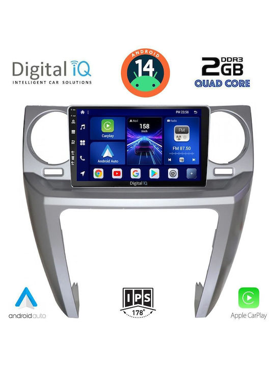 Digital IQ Car-Audiosystem für Land Rover Entdeckung 2004-2009 (Bluetooth/USB/AUX/WiFi/GPS/Apple-Carplay/Android-Auto) mit Touchscreen 9"