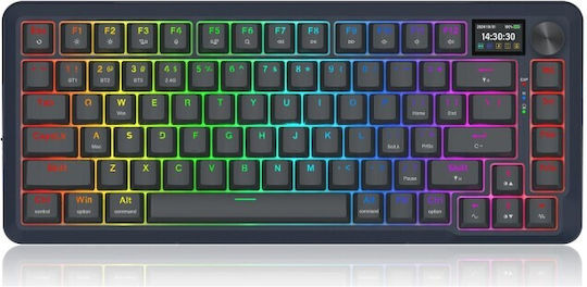 Redragon Flekact K708RGB-PRO Ασύρματο Οπτικό Gaming Πληκτρολόγιο 75% με RGB φωτισμό (Αγγλικό US)