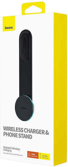 Baseus C02 Pro Car Mobile Mount with Magnet and Wireless Charging Black