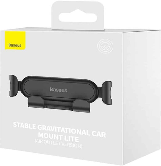 Baseus Car Mobile Mount with Adjustable Hooks Black