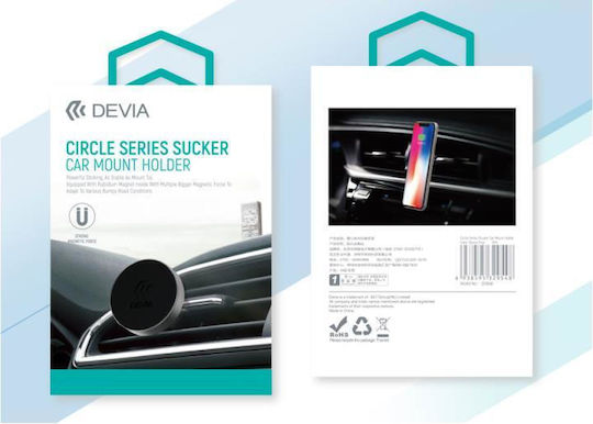Devia Suport Auto pentru Telefon cu magnet Gri DVCM-329548