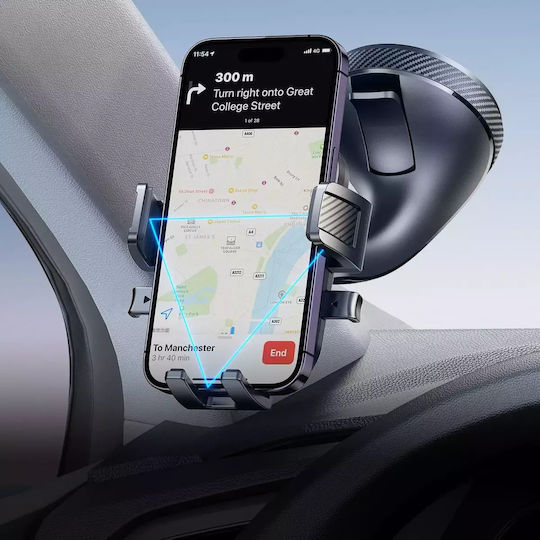 Joyroom Car Mobile Mount with Adjustable Hooks Black
