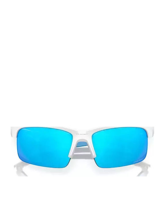 Oakley Αθλητικά Παιδικά Γυαλιά Ηλίου με Καθρέφτη Φακό Λευκά για 11-16 Ετών