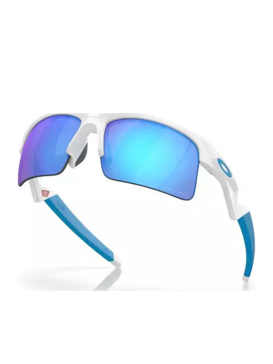 Oakley Αθλητικά Παιδικά Γυαλιά Ηλίου με Καθρέφτη Φακό Λευκά για 11-16 Ετών
