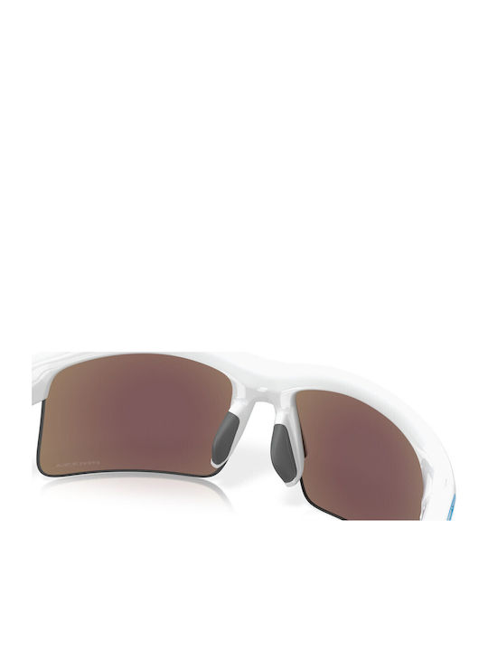 Oakley Αθλητικά Παιδικά Γυαλιά Ηλίου με Καθρέφτη Φακό Λευκά για 11-16 Ετών