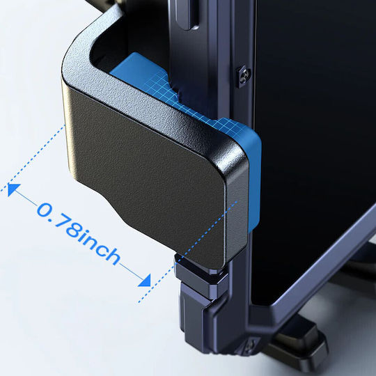 Joyroom Suport Auto Pentru Telefon Mobil 4.7" - 6.8" Cu Cârlige Reglabile Negru
