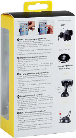 Lampa Snap Fin Car Mobile Mount with Adjustable Hooks Silver 72530