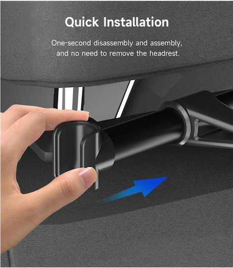 Devia Magic Car Mobile Mount with Anti-Slip Surface Black