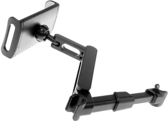Fixed Car Mobile Mount with Adjustable Hooks Black