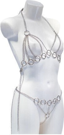 Naughty Toys Dreamgirl Metal Chain Costume 2pcs