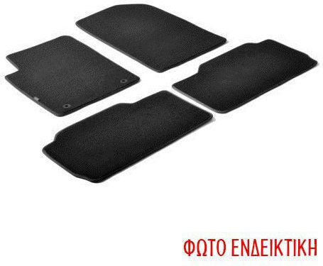 Lampa Set of Front and Rear Mats 4pcs for Subaru Legacy 2009-2013 Black
