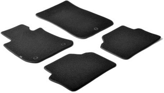 Lampa Set of Front and Rear Mats 4pcs for BMW Series 3 Black