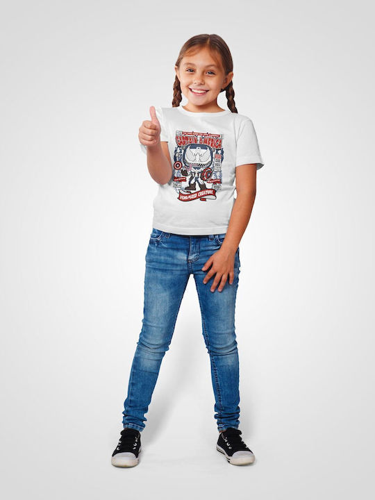 Kids Top White Venom Captain America