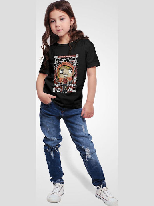Kids' T-shirt Black Paramore Hayley Williams