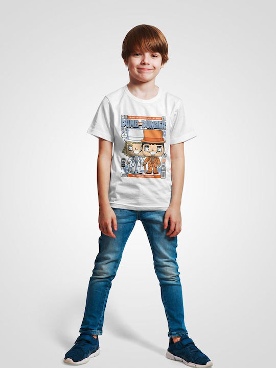 Παιδικό T-shirt White Dumb Dumber
