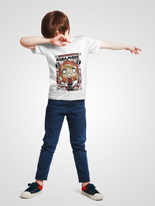 Παιδικό T-shirt White Paramore Hayley Williams