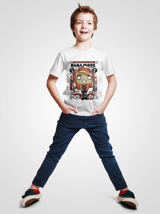 Παιδικό T-shirt White Paramore Hayley Williams