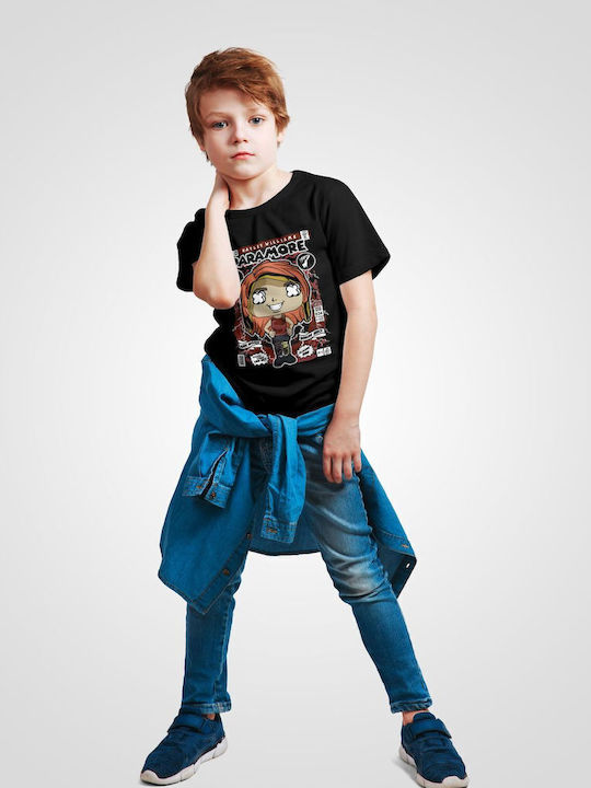 Kids' T-shirt Black Paramore Hayley Williams