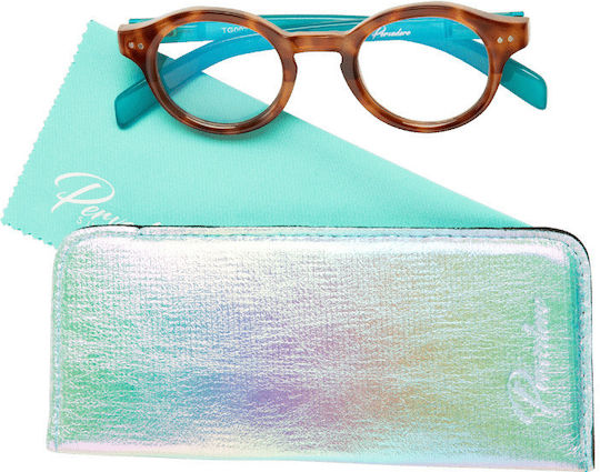 Caserta Blue Light Blocking Glasses in Brown Color