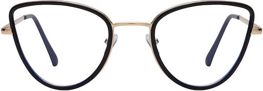 Women's Blue Light Blocking Glasses in Black Color