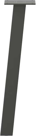 Kaffeetischbeine 4 Stk. Anthrazit 42 cm Stahl Anthrazit