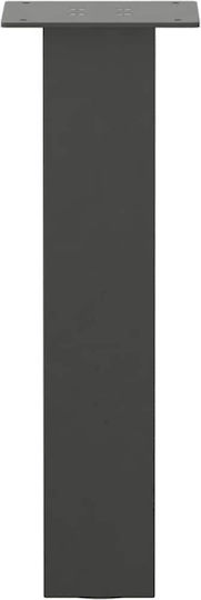 Couchtischbeine 4 Stk. Anthrazit 42 cm Stahl Anthrazit
