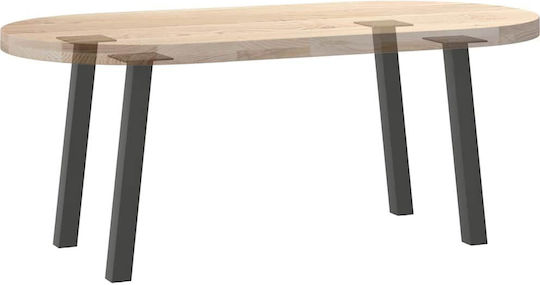 Kaffeetischbeine 4 Stk. Anthrazit 42 cm Stahl Anthrazit