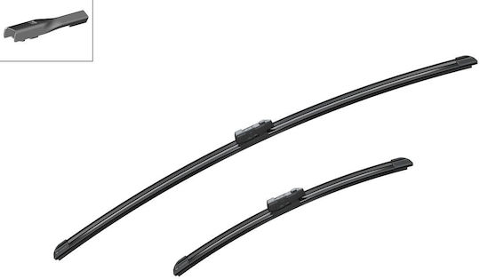 Bosch Aerotwin A557S Front Set Car Wiper Blades 700mm/400mm Universal Volkswagen Sharan