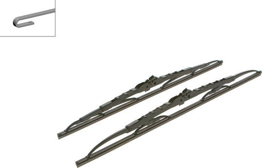 Bosch 502 Front Car Wiper Set 500mm/450mm for Toyota Starlet Citroen Saxo