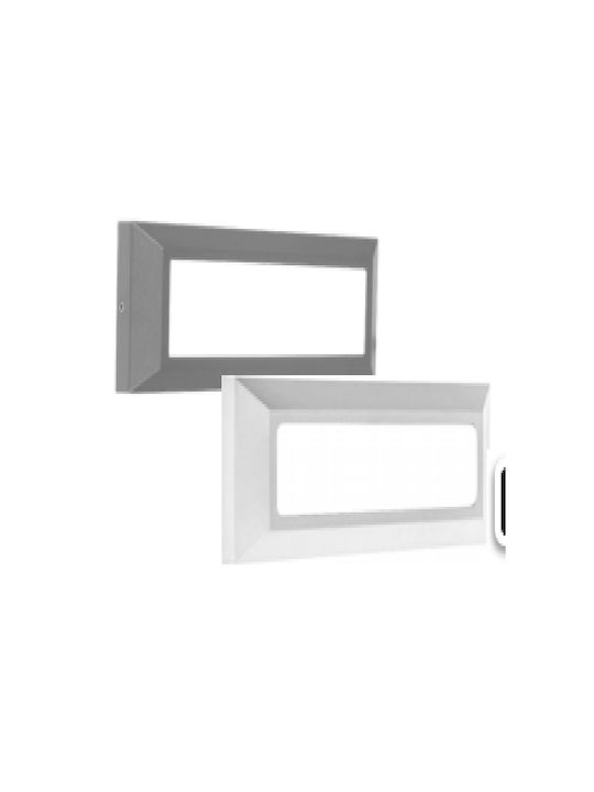 Universe Wall-Mounted Outdoor Ceiling Light LED IP65 5W with Warm White Light 23x8εκ.