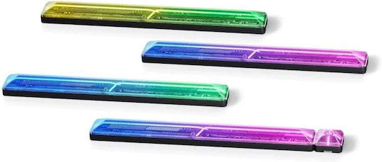 Govee Gaming Wall Light (4+1) Bluetooth/WiFi Decorative Lamp Bar Light Black 5pcs