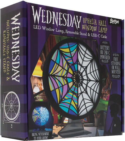 PCMerch Wednesday Light Ophelia Hall Window Light Dekorative Lampe Schwarz