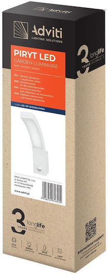 Adviti Lumină de Exterior Montată pe Perete LED 10W 4000K Adviti Lumină de Exterior Montată pe Perete LED 10W 4000K