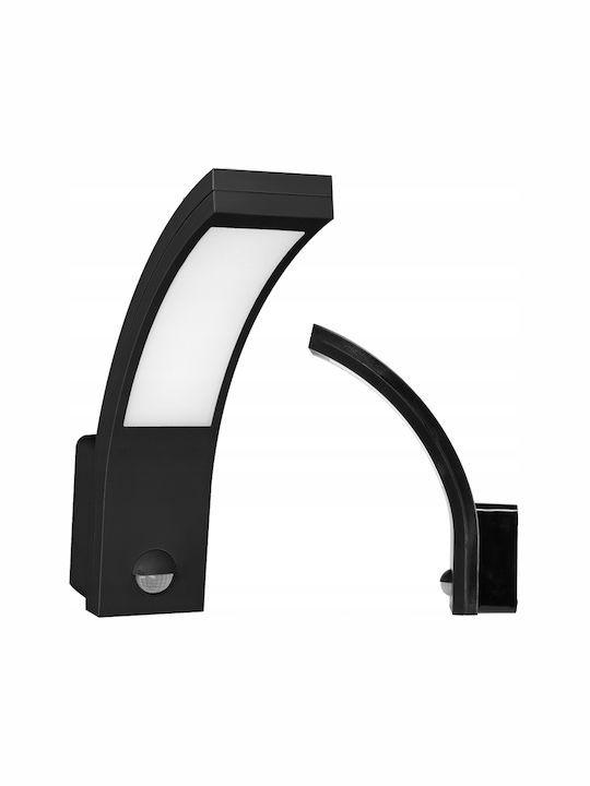 Adviti Επιτοίχιο Εξωτερικό Φωτιστικό LED IP54 10W με Φυσικό Λευκό Φως