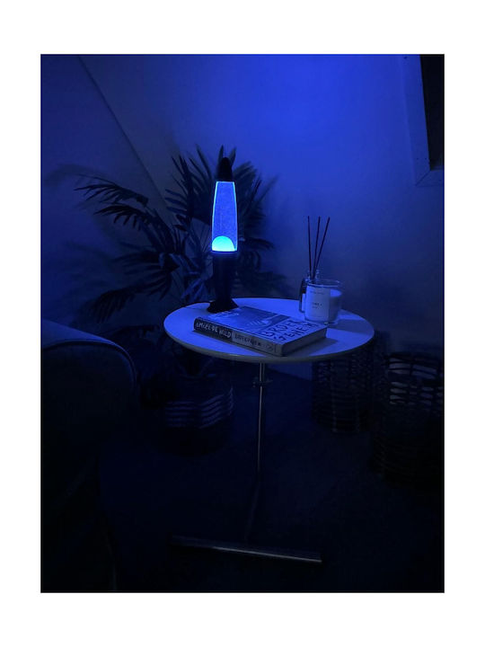 Total Gift Dekorative Lampe Lavalampe Schwarz