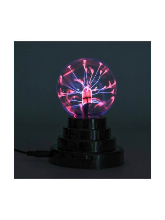 Total Gift Διακοσμητικό Φωτιστικό Plasma Ball 14x14εκ.