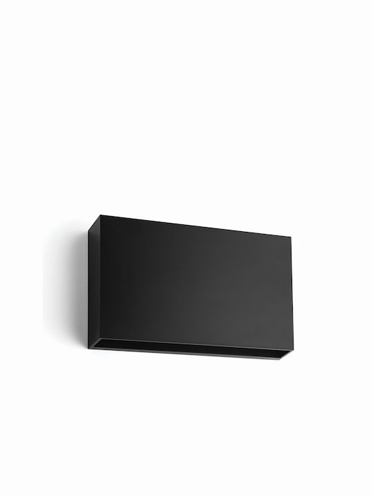 Fos me Πλαστικη Στεγανή Πλαφονιέρα LED 12W 4000K 20x12.5x3.9εκ.