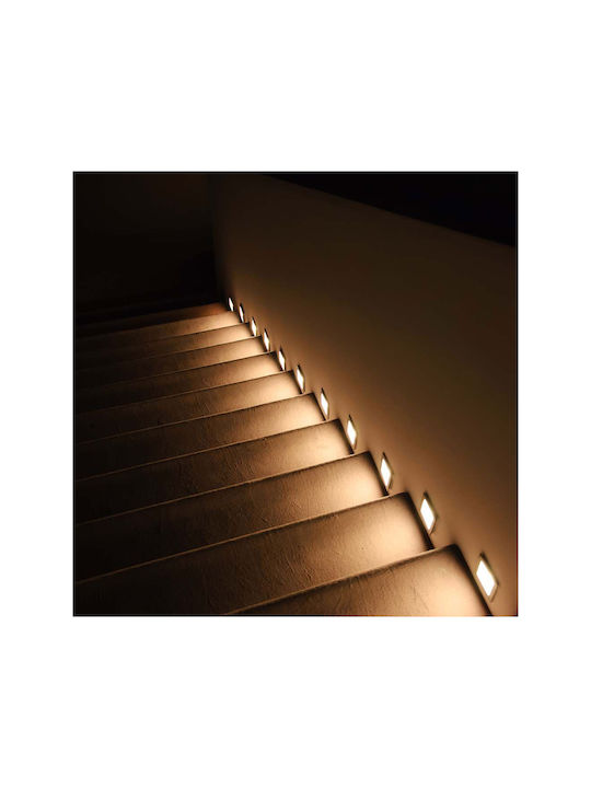 V-TAC Wasserdichte Deckenleuchte LED 3W 3000K 5,8x5,8x4,5cm V-TAC Wasserdichte Deckenleuchte LED 3W 3000K 5,8x5,8x4,5cm