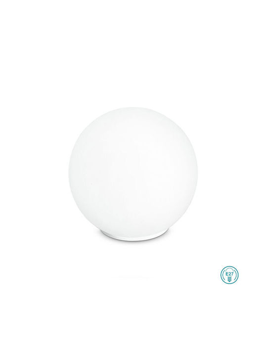 Fan Europe City Decorative Lamp with Socket for Bulb E14 White