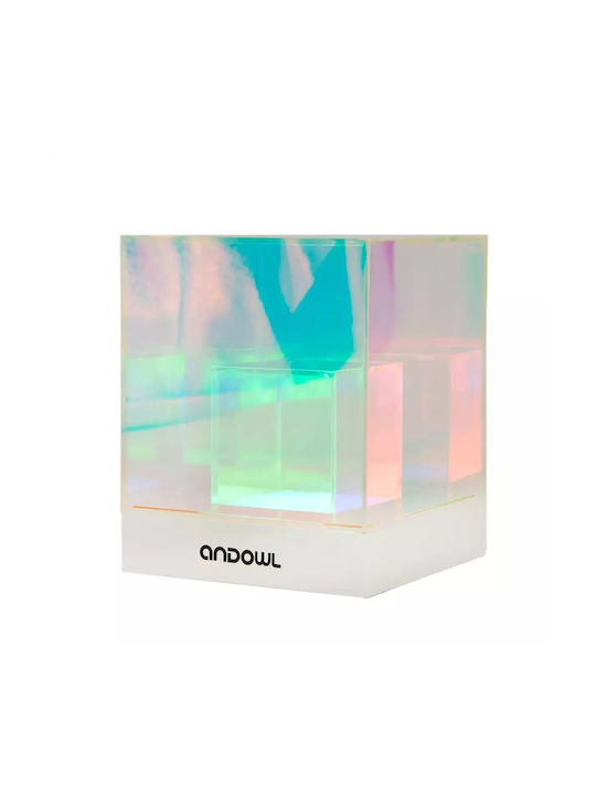 Andowl Decorative Lamp 3D Illusion Multicolour