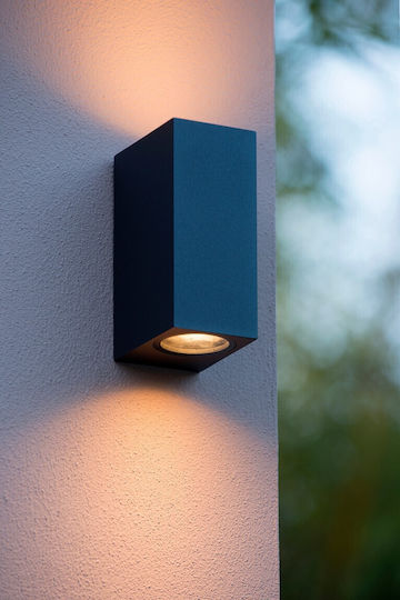 Lucide Lightning Zora Wall-Mounted Outdoor Lighting Spot Black Lucide Lightning Zora Wall-Mounted Outdoor Lighting Spot Black