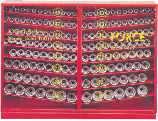 Force Socket Pneumatic Hex with Square Drive 1/2"