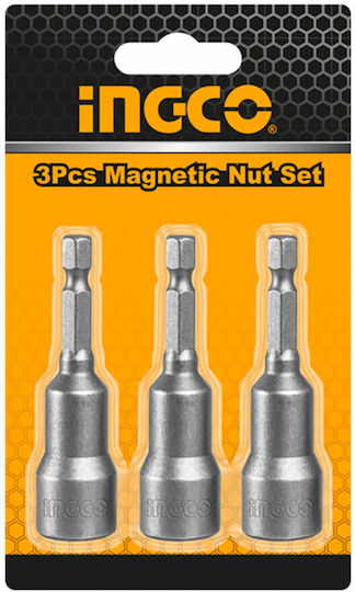 Ingco Magnetic Socket Hex with Square Drive HEX Diameter 8mm