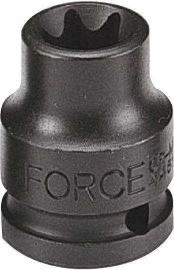 Force Socket Pneumatic Torx with Square Drive 1/2" Size E20