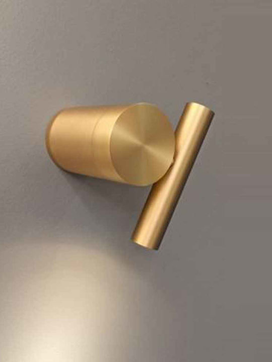 Viokef Planet Μονό LED Θερμό Λευκό Σποτ σε Χρυσό Χρώμα