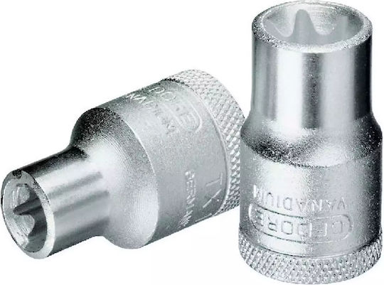 Gedore Καρυδάκι Torx με Καρέ Υποδοχής 1/2" Μέγεθος E16