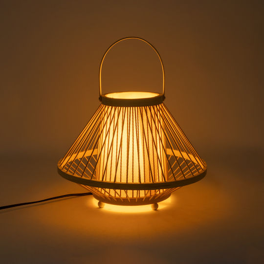 GloboStar Decorative Lamp with Socket for Bulb E27 Beige